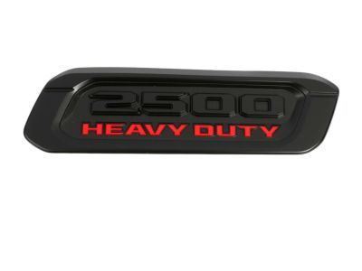 Ram 68362212AC NAMEPLATE Ram 2500 Heavy Duty Hood
