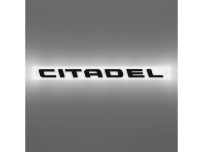 Mopar 68087333AA Nameplate Front Door Citadel