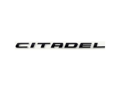 Mopar 68087333AA Nameplate Front Door Citadel