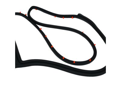 Mopar 68039977AG Weatherstrip Rear Door Mounted