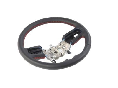 Mopar 6RT141R3AA Steering Wheel, Black/Red Stitch Mopar 6RT141R3AA Steering Wheel, Black/Red Stitch