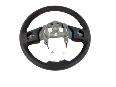 Mopar 6RT141R3AA Steering Wheel, Black/Red Stitch