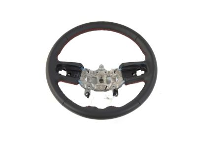 Mopar 6RT141R3AA Steering Wheel, Black/Red Stitch