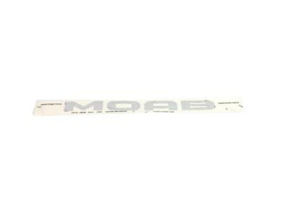 Mopar 6ND602XFAA Decal Hood Moab
