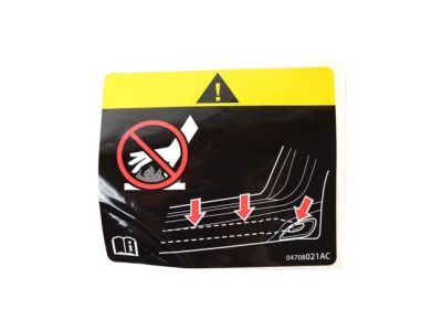Dodge 4708021AC Warning Label