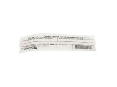 Chrysler 68366295AA Emission Label