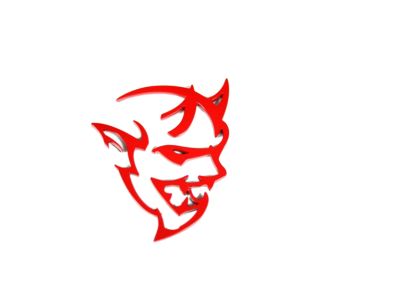 Mopar 6TA26PR4AA Nameplate Fender Demon