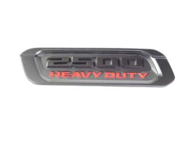 Ram 68362211AC NAMEPLATE Ram 2500 Heavy Duty Hood