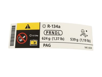 Mopar 55057194AE Label A/C System