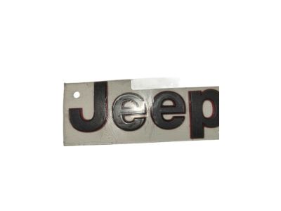 Mopar 55112901AC Nameplate, Gray/Red, Front