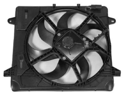 Jeep Engine Cooling Fan - 68143894AB