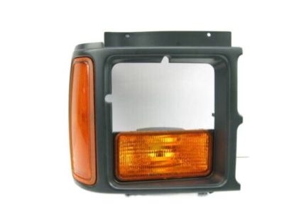 Dodge 4352128 Bezel, Headlamp & Side Marker (Bright) 1988, Right