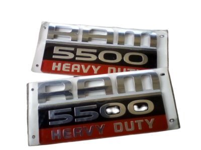 Dodge 55372616AB NAMEPLATE Ram 2500 Heavy Duty