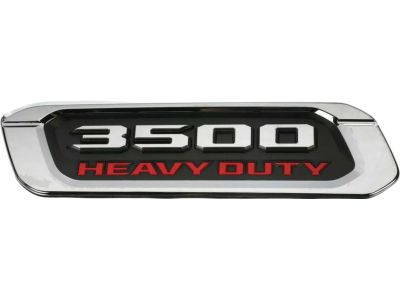 Mopar 68362218AC Nameplate, Front Driver Side Mopar 68362218AC Nameplate, Front Driver Side