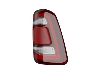 Mopar 68361716AD Tail Lamp Assembly, Black, Rear Passenger Side