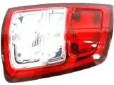 Mopar 68361714AD Tail Lamp Assembly, Black, Rear Passenger Side