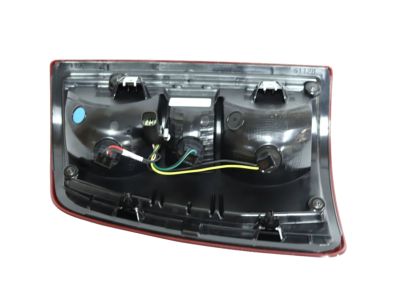 Mopar 68361714AD Tail Lamp Assembly, Black, Rear Passenger Side