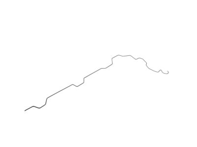 Mopar 52129128AG Tube Brake Hydraulic Control Unit To Rear Crossover Tube