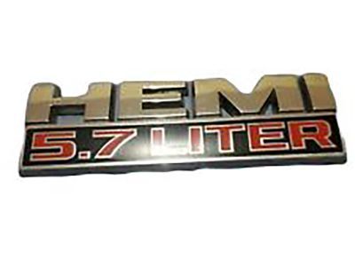 Ram 68149700AA NAMEPLATE Front Fender HEMI 5.7 Liter