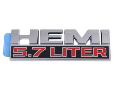 Ram 68149700AA NAMEPLATE Front Fender HEMI 5.7 Liter