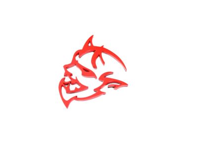 Mopar 6TA27PR4AA Nameplate Fender Demon