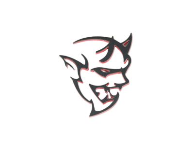 Mopar 6TA27PR4AA Nameplate Fender Demon