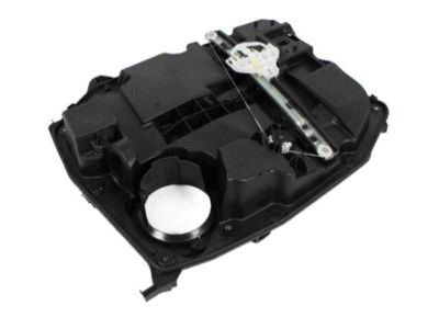 Dodge 68027665AA REGULATOR FRONT DOOR WINDOW With Carrier Plate With Motor
