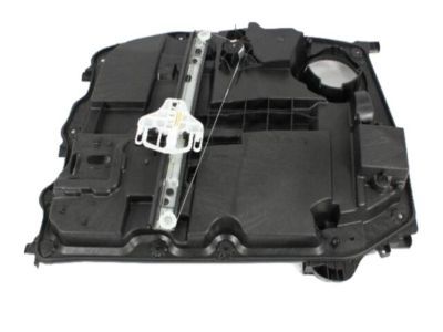 Dodge 68027665AA REGULATOR FRONT DOOR WINDOW With Carrier Plate With Motor