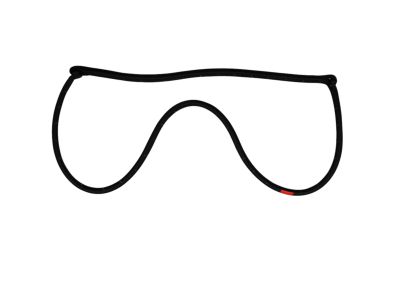 Mopar 5074513AC Weatherstrip Front Door Mounted