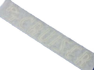 Mopar 5303581AB Nameplate, Front