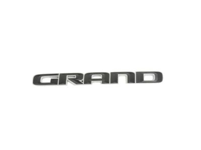 Mopar 68272138AB Nameplate Front Door Grand