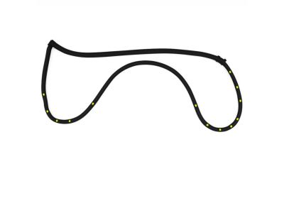 Mopar 68040044AH Weatherstrip Front Door Mounted