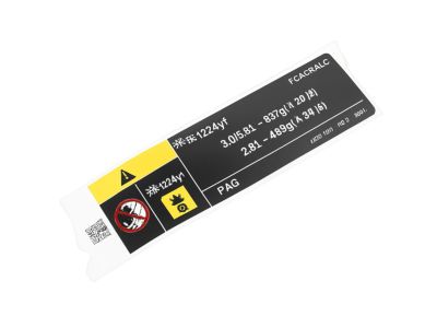 Mopar 68245593AA Label A/C System