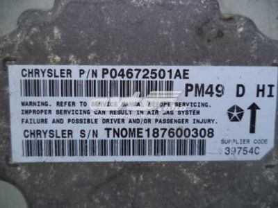 Mopar 4672501AD Module Occupant Restraint