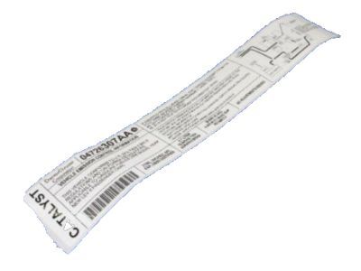 Dodge 4726307AA Emission Label
