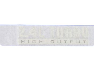Chrysler 5116078AA NAMEPLATE 2.4L Turbo High Output