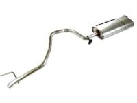 Jeep Wrangler Muffler - 56052347AA Muffler W/Tpipe