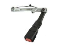 Mopar 6MS001X9AA Buckle End, Black, Front Passenger Side