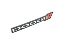 Mopar 68227437AA Nameplate, Black, Front