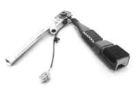 Mopar 1HZ171X9AF Buckle End, Black, Front Inner Driver Side Mopar 1HZ171X9AF Buckle End, Black, Front Inner Driver Side