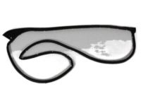 Mopar 55112357AG Weatherstrip Front Door Mounted, Inner Driver Side