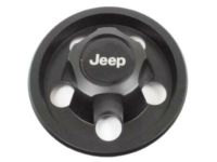 Mopar 52089008 Wheel Cover, Black, Center