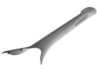 Mopar 1TE74BD1AA Windshield Trim, Passenger Side