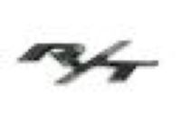 Mopar 55112962AA Nameplate, Black