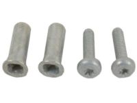 Mopar 55113384AA License Plate Kit Mounting Hardware Mopar 55113384AA License Plate Kit Mounting Hardware