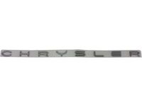 Mopar 4805060 Nameplate, Silver, Front Mopar 4805060 Nameplate, Silver, Front