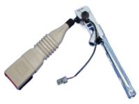 Mopar 1HZ171L1AF Buckle End, Beige, Front Inner Driver Side Mopar 1HZ171L1AF Buckle End, Beige, Front Inner Driver Side