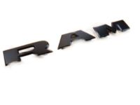 Mopar 68358570AA Nameplate, Black/Chrome, Front
