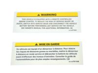 Mopar 5140474AA Warning Label