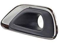 Mopar 68143078AB Fog Lamp Bezel, Gloss Black, Front Passenger Side